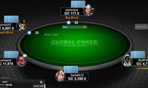 Example of Global Poker game for operator review
