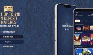 Horshoe Online Casino deposit match welcome bonus