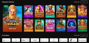 Popular slots section at MegaBonanza Social Casino