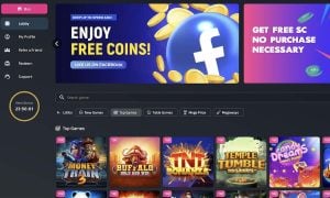 Modo Casino sweeps home page