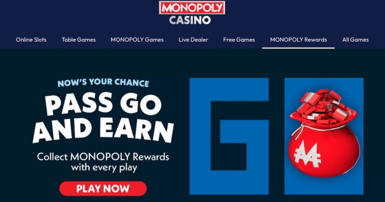 Monopoly Casino extra rewards explainer