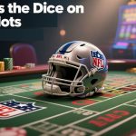 Casino with Slot Machines and Game Table with NFL Helmet & 