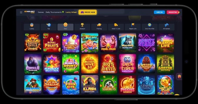 NoLimitCoins Casino slot games on iPhone