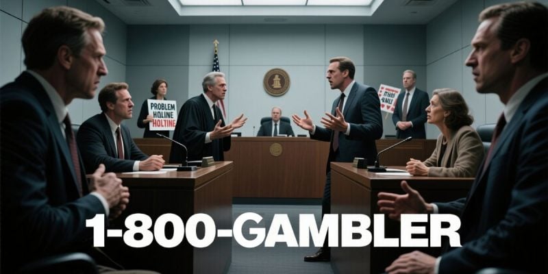 People In Court Fight Legal Battle With 1-800-Gambler Verbiage