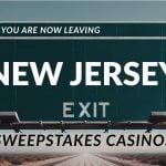 Sweepstakes Casinos Exit New Jersey Green Road Sign