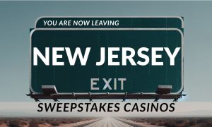 Sweepstakes Casinos Exit New Jersey Green Road Sign