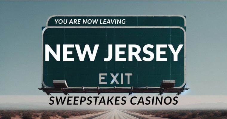 Sweepstakes Casinos Exit New Jersey Green Road Sign