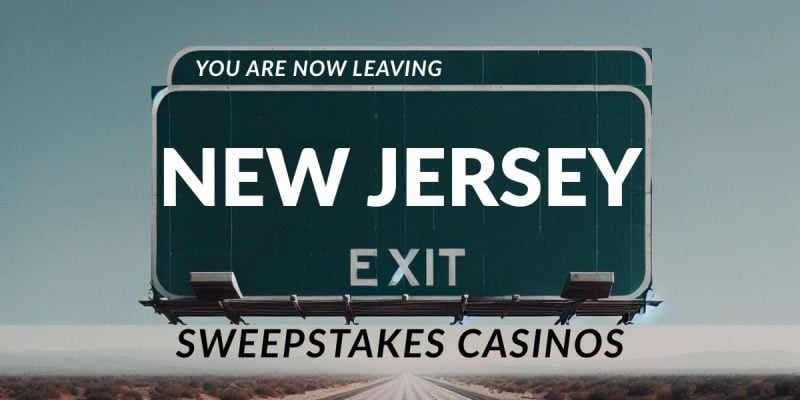 Sweepstakes Casinos Exit New Jersey Green Road Sign
