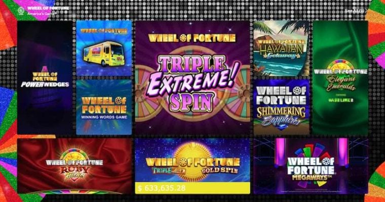 Wheel of Fortune Casino NJ slot collection
