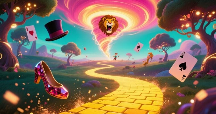 Yellow Brick Road, Ruby Slipper & Tornado Depict Oz In Game Concept