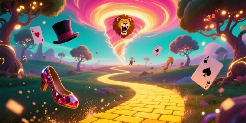 Yellow Brick Road, Ruby Slipper & Tornado Depict Oz In Game Concept