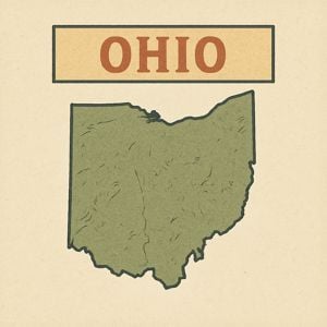 Illustration of Ohio for possible casino legalization table