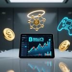 Conference Table With Ipad Displaying Bally's Interactive