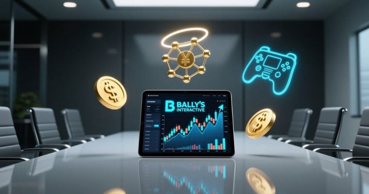 Conference Table With Ipad Displaying Bally's Interactive