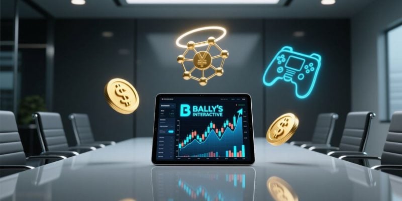 Conference Table With Ipad Displaying Bally's Interactive