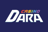 Dara Casino logo blue background