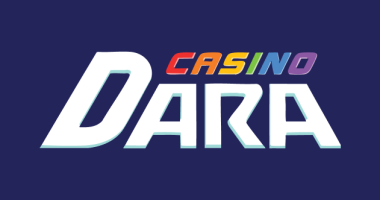 Dara Casino logo blue background