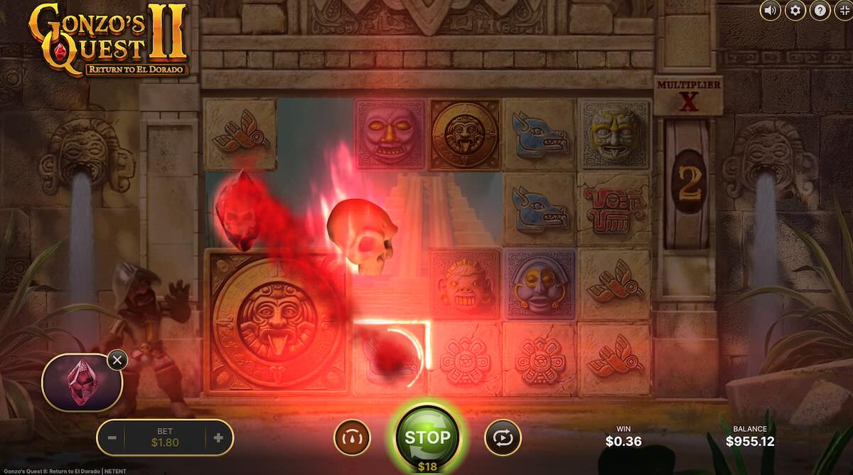 Gonzo's Quest 2 elevate feature