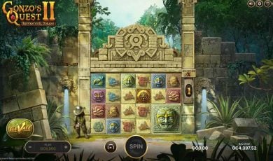 Gonzo's Quest 2 entry view at Crown Coins Casino