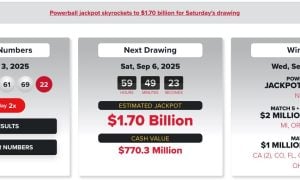 Powerball Sept. 6 countdown