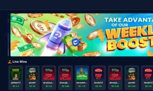 SpeedSweeps Casino home screen