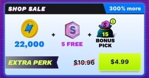 Thrillzz 4.99 coin package