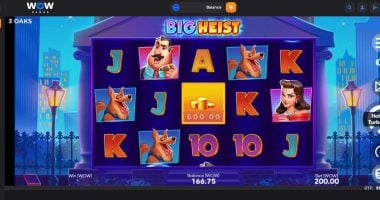 WOW Vegas Big Heist Desktop