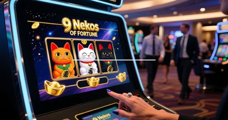 9 Nekos of Fortune With Japanese Cats Displayed On Slot Machine