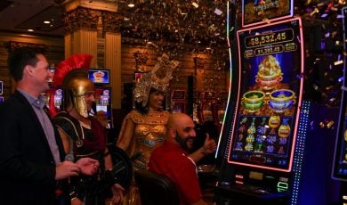 NJ Slot Guy Plays New Caesars Slot In Atlantic City