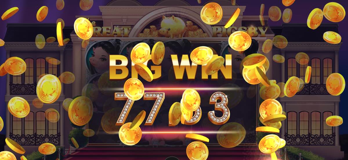 Great Pigsby big win screen