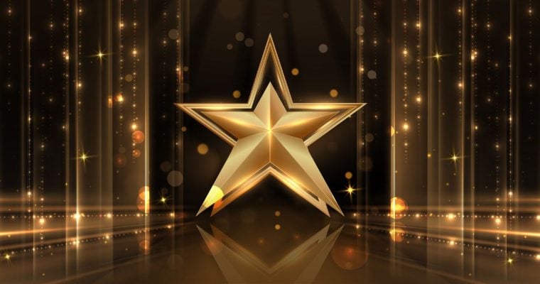 Gold Star & Gold Lights