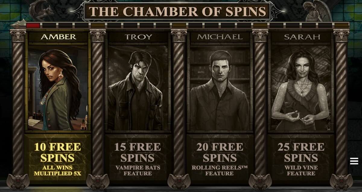 Immortal Romance Chamber of Spins