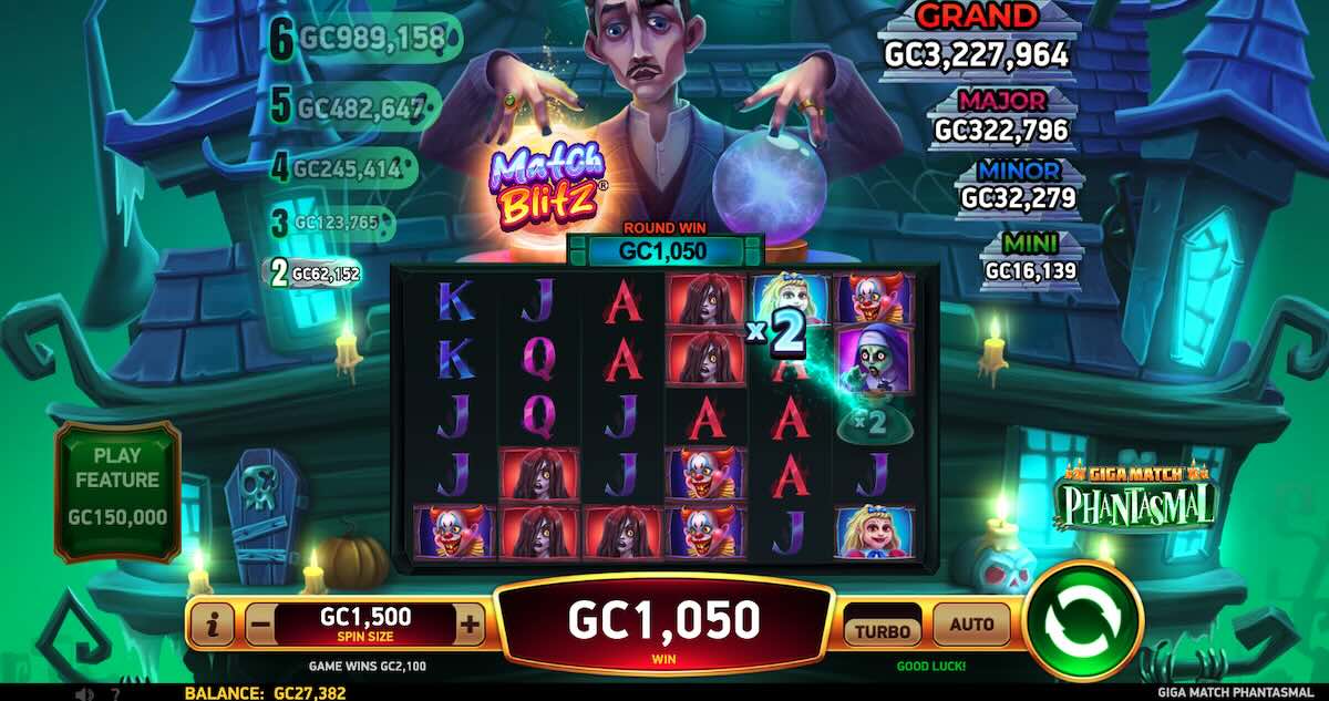 Giga Match Phantasmal win multiplier