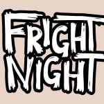 Halloween-themed Font Spells Fright Night in Black/White