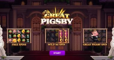 The Great Pigsby launch screen