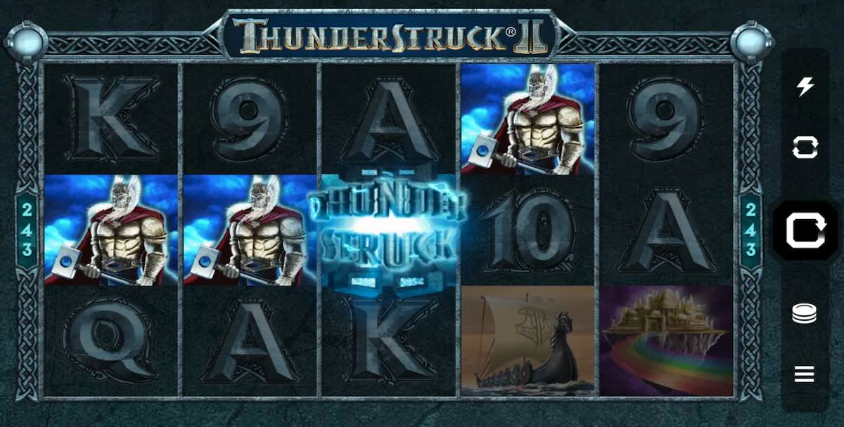 ThunderStruck II win with Thor
