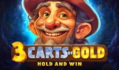 3 carts of gold slot screen