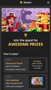Chumba Casino quests