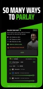 DraftKings Sportsbook app in Missouri parlays