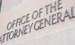 Sign On Building Exterior Reads "Office of the Attorney General"