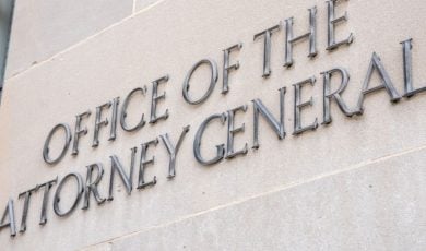 Sign On Building Exterior Reads 