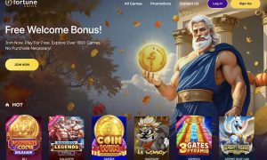 Fortune Coins sign-up bonus