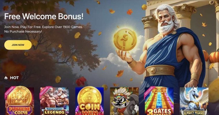 Fortune Coins sign-up bonus