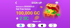 GoGo Gold signupbonus