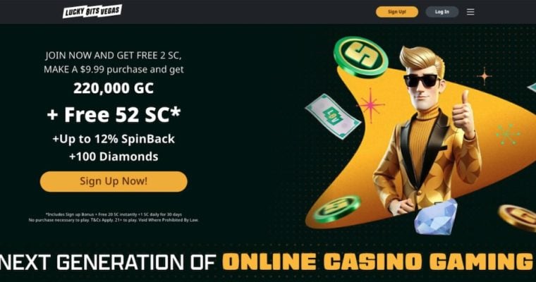 Lucky Bits Vegas promo code offer