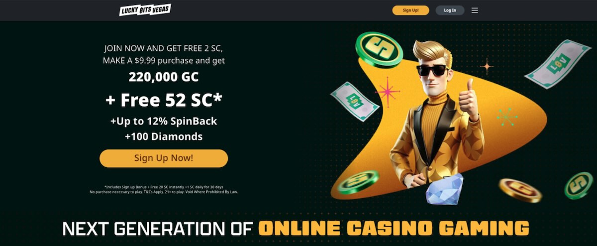 Lucky Bits Vegas promo code offer