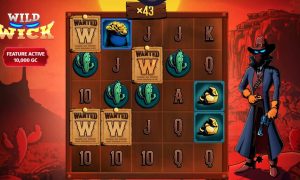 Wild Wick multiplier feature active