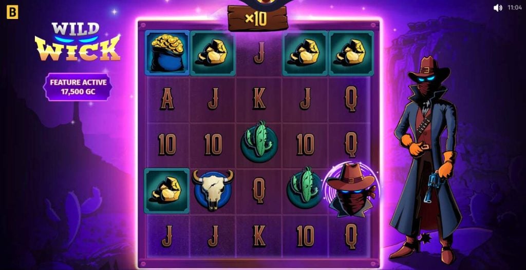 Wild Wick play the feature