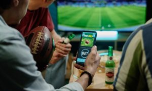 Friends Use bet365 Mobile app to Place Sports Bet During Game