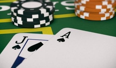 Men fleeing police found playing blackjack at a casino in Connecticut.